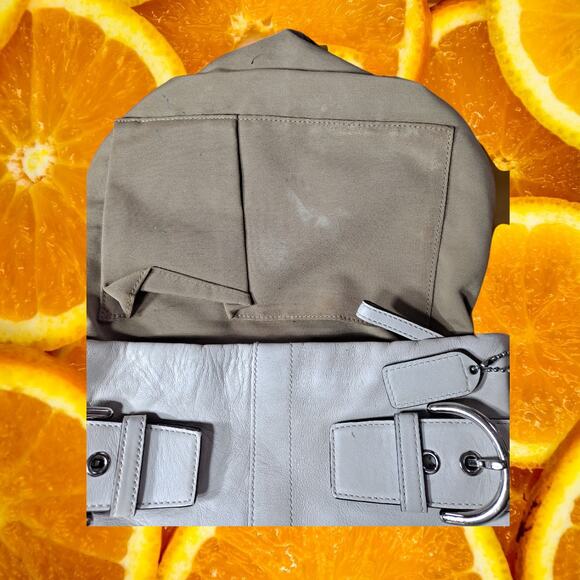 Coach Soho White Leather Convertible‎ Soho Crossbody Shoulder Bag - Picture 8 of 10